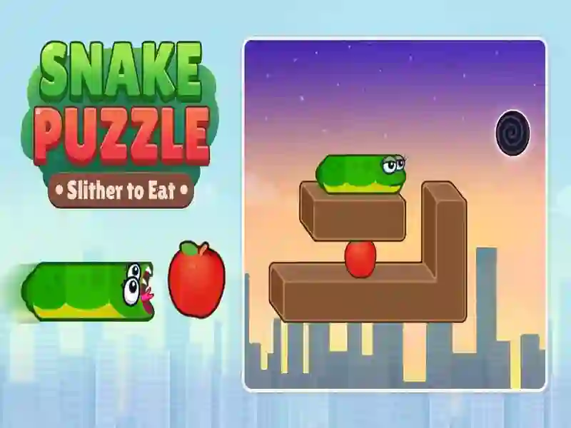 Spel Snake Puzzle: Slither to Eat på nätet