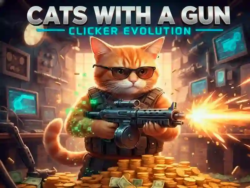 Spel Cats with a Gun Clicker Evolution på nätet