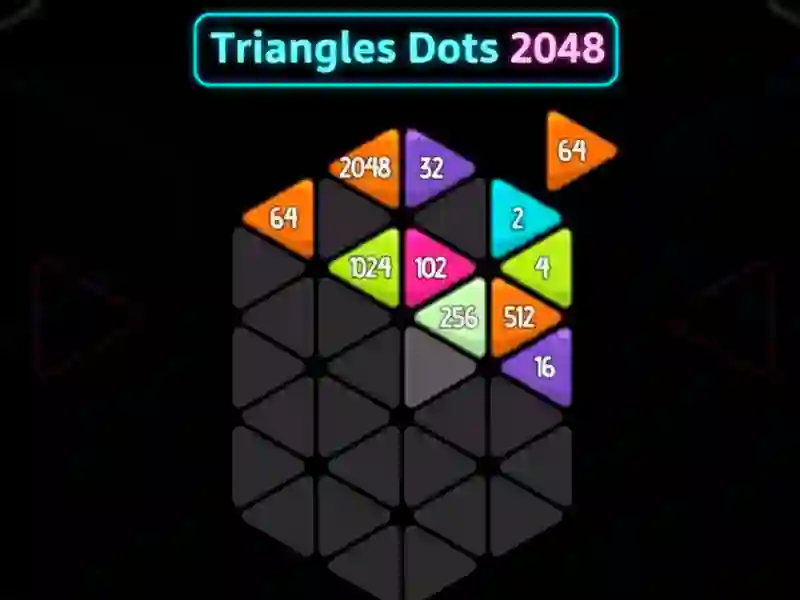 Spel Triangles Dots 2048 på nätet