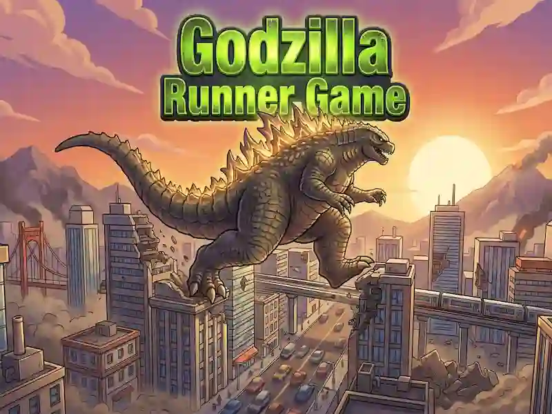 Spel Godzilla Runner-spel på nätet
