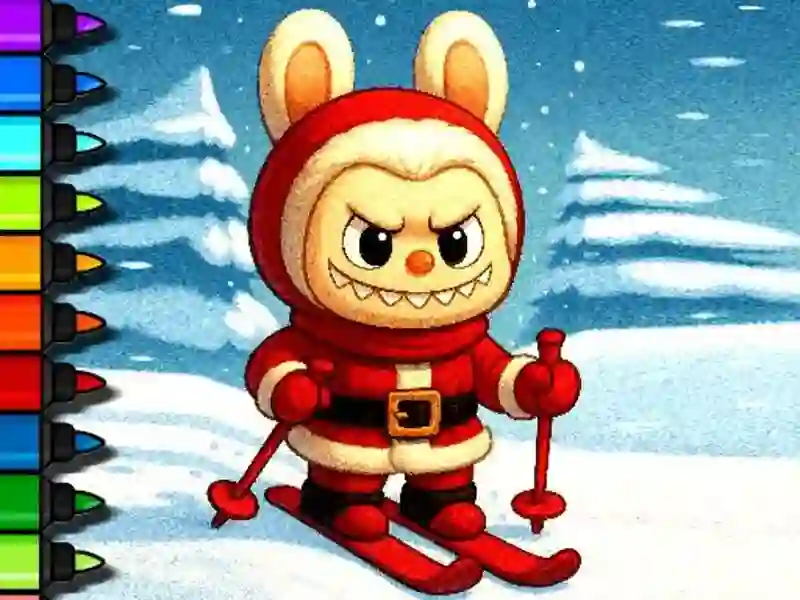 Spel Lätt färgning Labubu Time på nätet