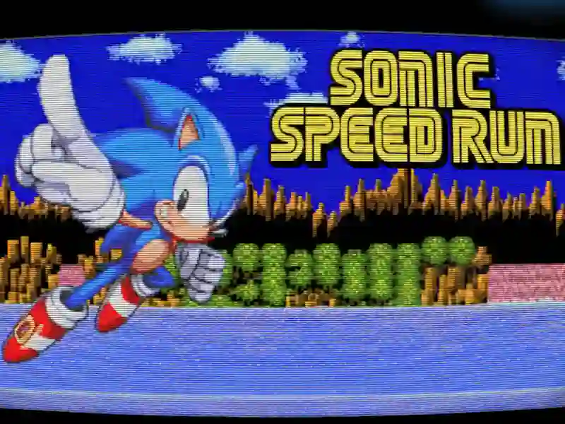 Spel Sonic Speed Run på nätet