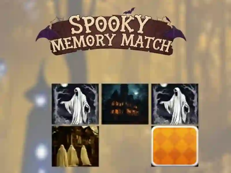 Spel Spooky Memory Match på nätet