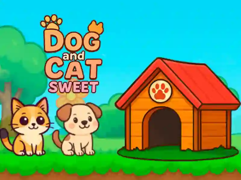Spel Hund och katt söt på nätet Spel Hund och katt söt på nätet