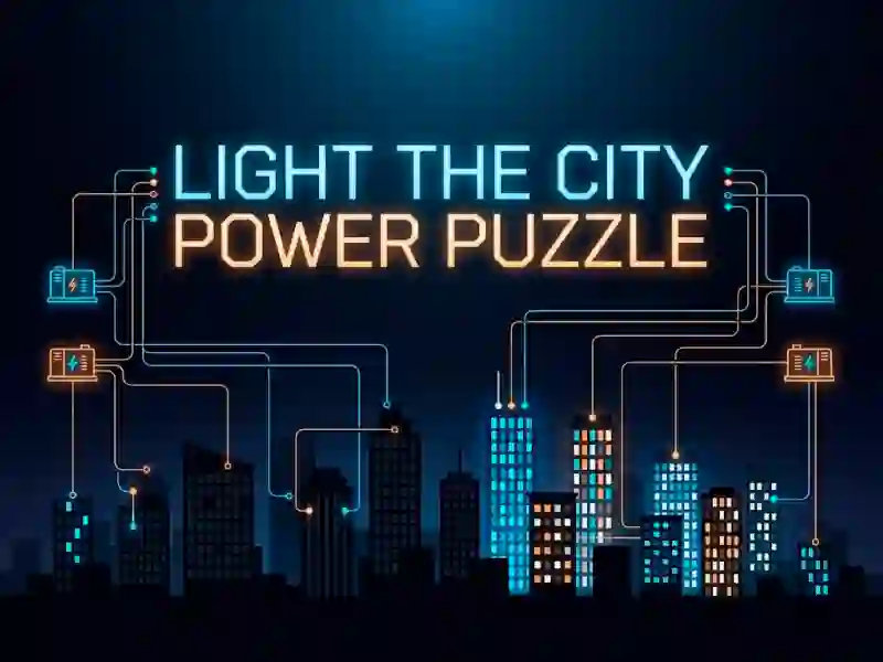 Spel Light the City Power Puzzle på nätet