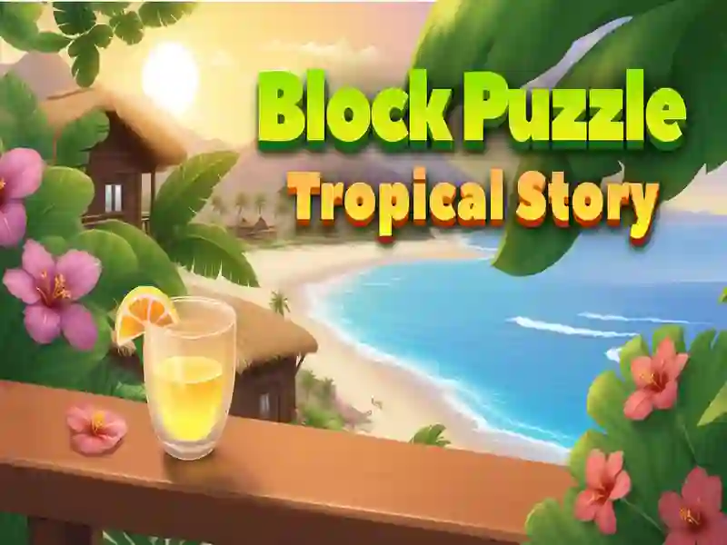 Spel Block Puzzle Tropical Story på nätet