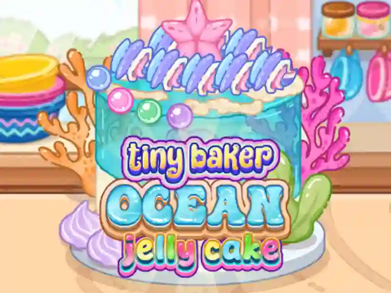 Spel Tiny Baker Ocean Jelly Cake på nätet