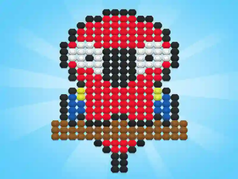 Spel Färgmuttrar och bultar på nätet