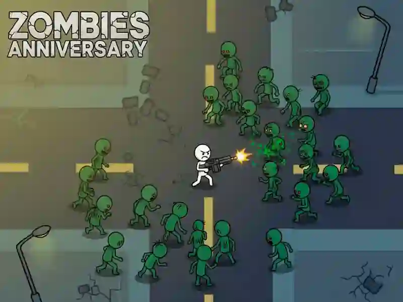 Spel Zombies jubileum på nätet