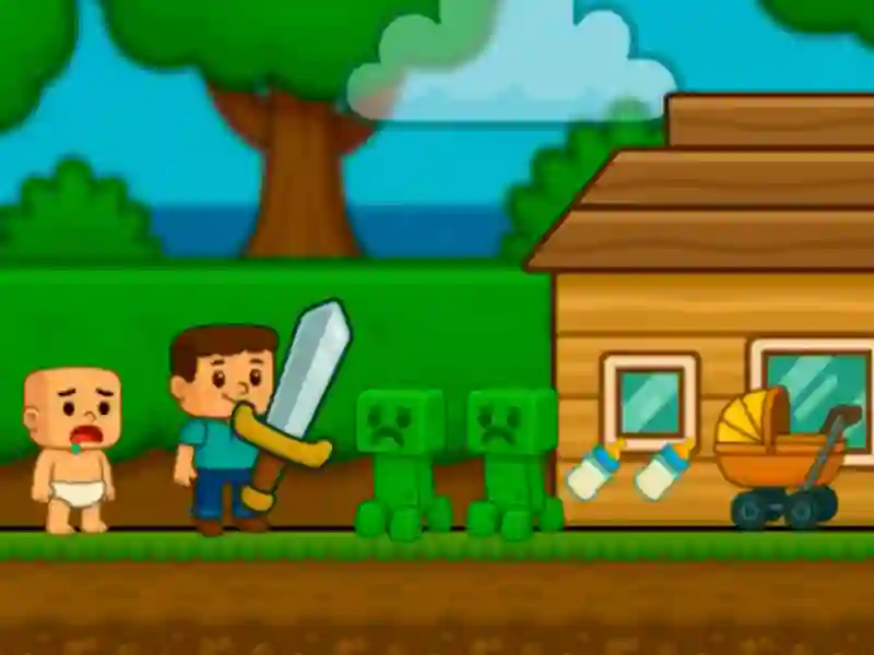 Spel Baby noob hjälp! Steve på nätet Spel Baby noob hjälp! Steve på nätet