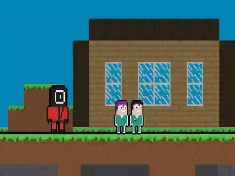 Spel Squid Escape men Blockworld på nätet