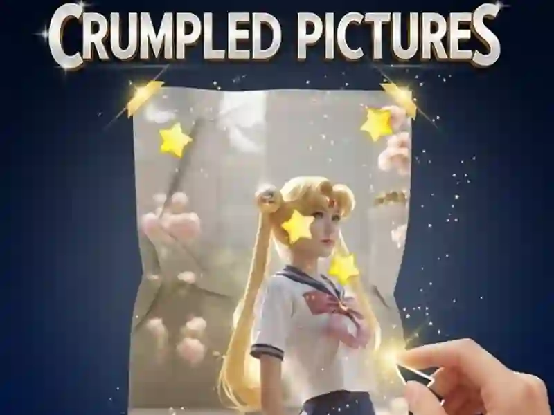 Spel Skrynkliga bilder på nätet