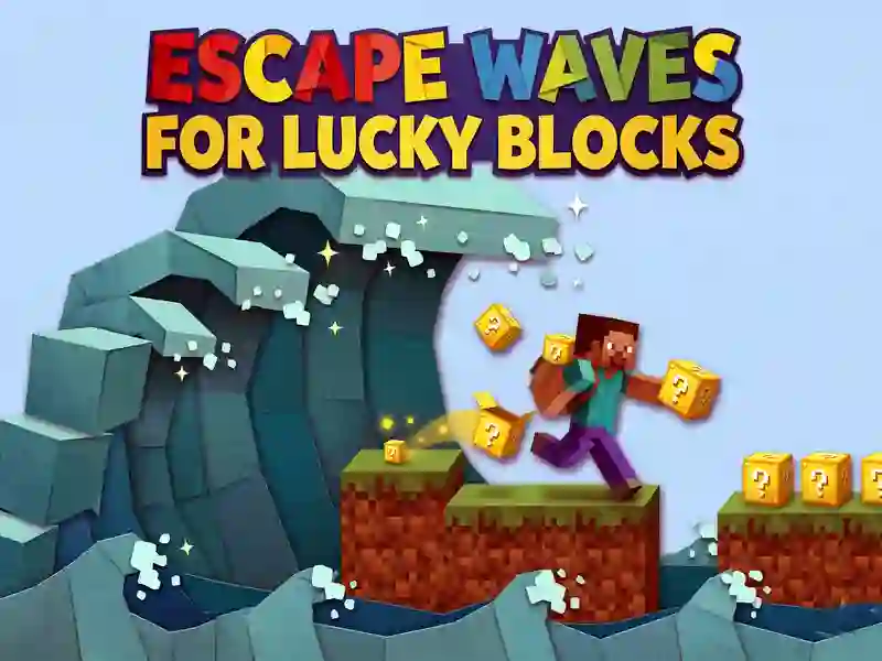 Spel Escape Waves för Lucky Blocks på nätet