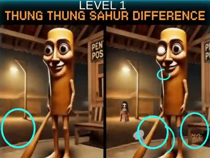 Spel Thung Thung Sahur Skillnad på nätet