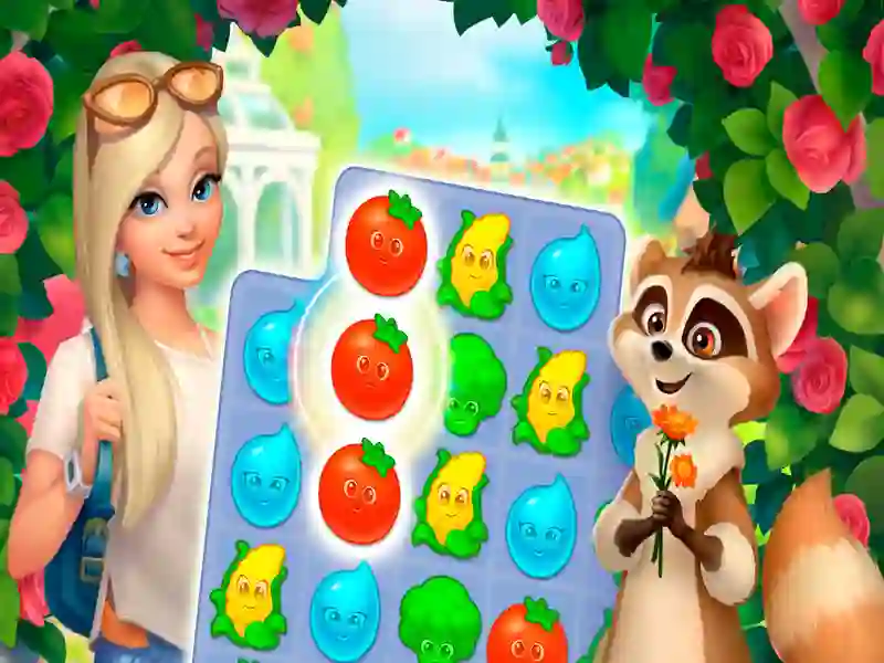 Spel VegaMix Match-3 Village på nätet