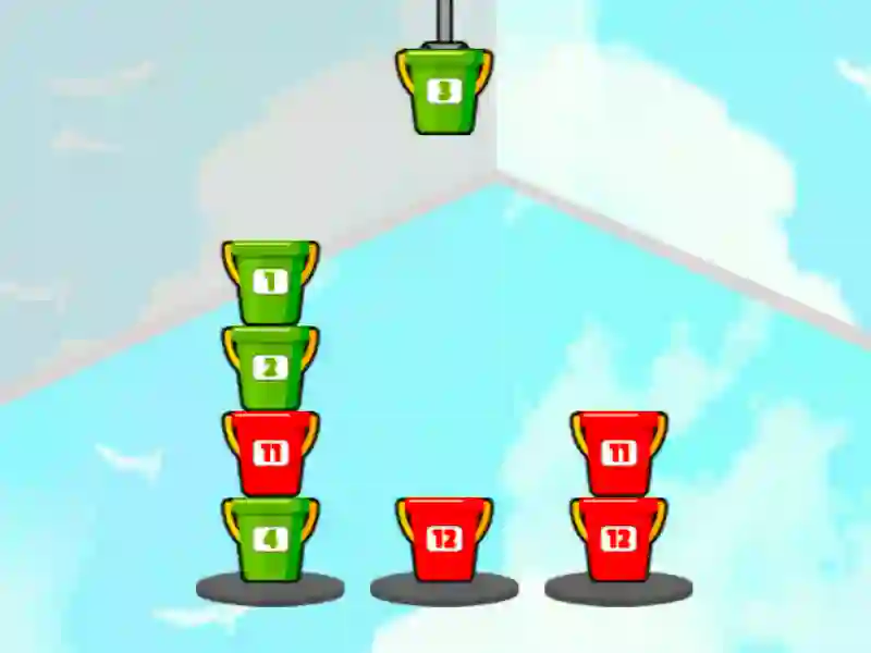 Spel Sortera hinkar på nätet