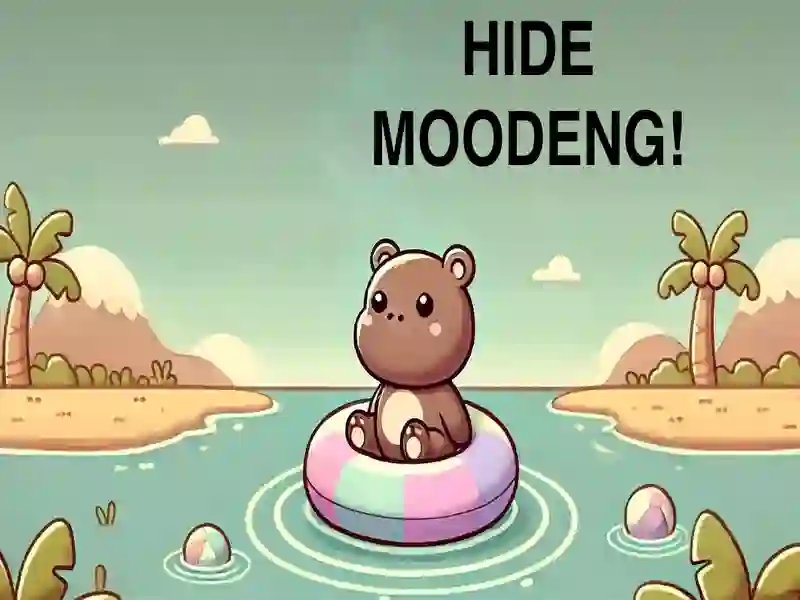 Spel Dölj Moodeng Hippo! på nätet