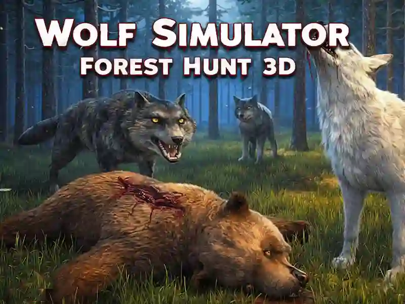 Spel Wolf Simulator Forest Hunt 3D på nätet