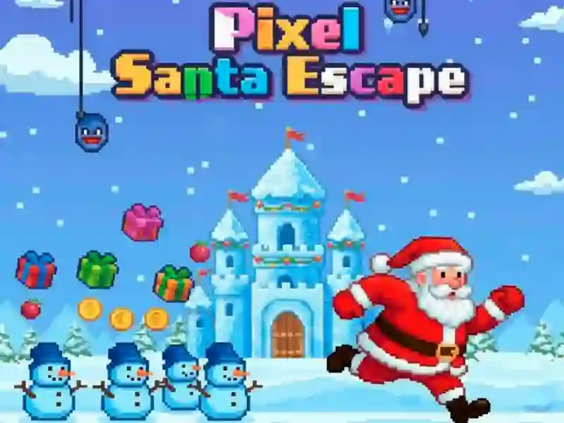 Spel Pixel Santa Escape på nätet
