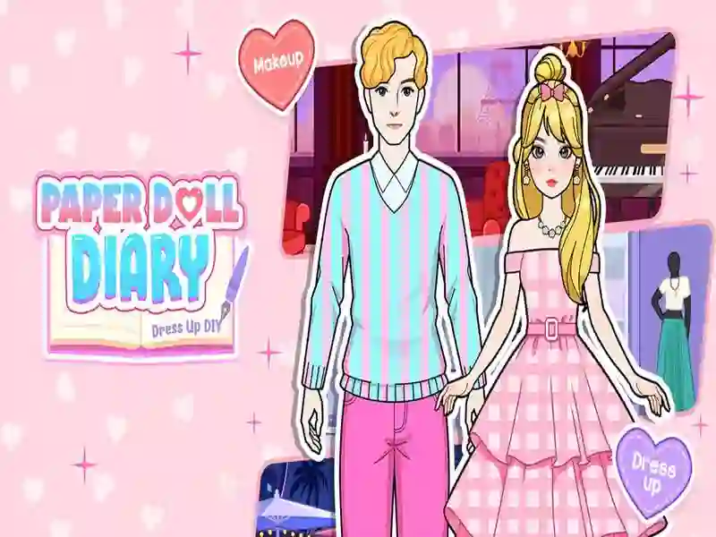 Spel Pappersdocka dagbok: Klä upp DIY på nätet Spel Pappersdocka dagbok: Klä upp DIY på nätet