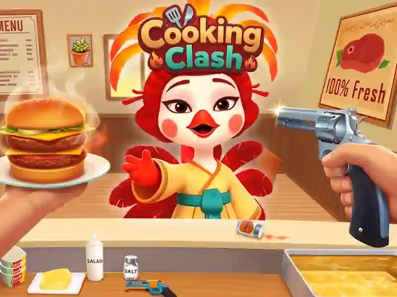 Spel Cooking Clash på nätet