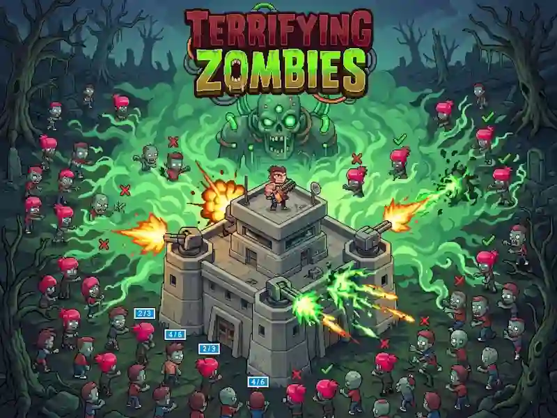 Spel Terrifying Zombies på nätet