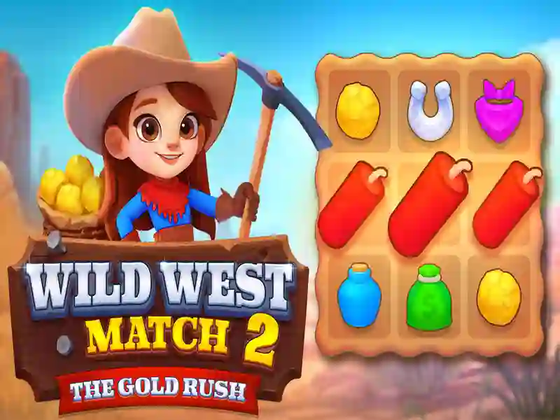 Spel Wild West Match 2: The Gold Rush på nätet