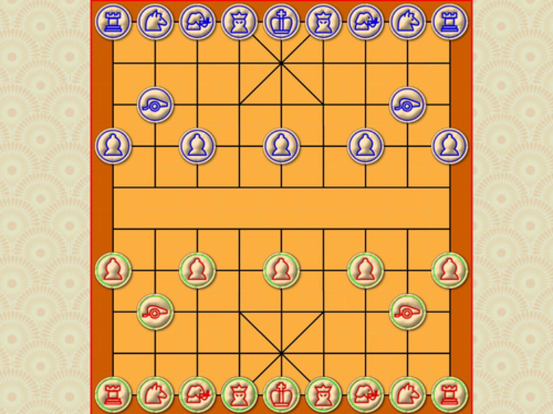 Spel Xiangqi kinesisk schackduell på nätet