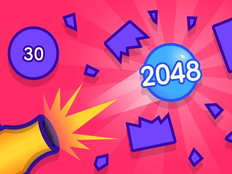 Spel 2048 blockerar förstörelse på nätet