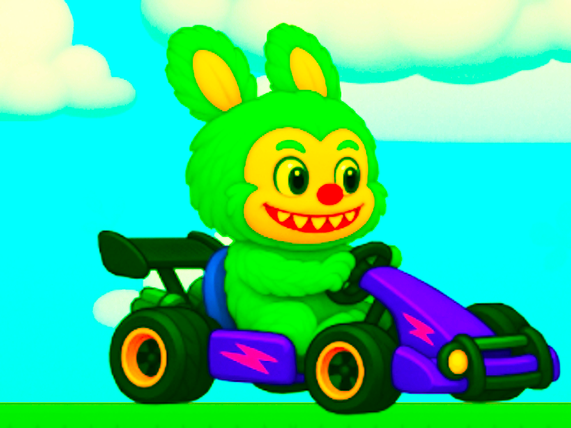 Spel Labubu gokart på nätet