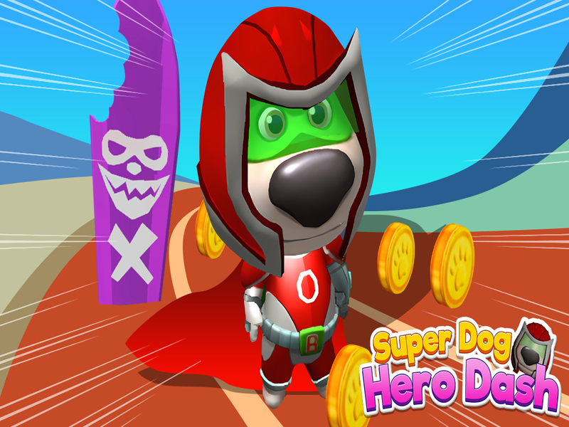 Spel Super Dog Hero Dash på nätet