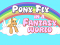 Spel Pony flyger i en fantasivärld på nätet