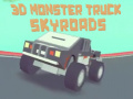 Spel 3D Monster Truck Skyroads på nätet