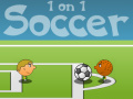 Spel 1 mot 1 Fotboll på nätet