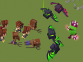 Spel Blocky Fantasy Stridssimulator på nätet