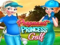Spel Gravid Prinsessa Spelar Golf på nätet