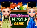 Spel Små prinsesspusselspel på nätet