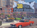 Spel 3D Stad: 2 Spelare Racing på nätet