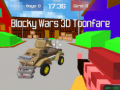 Spel Blockiga Krig 3D Toonfare på nätet