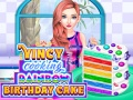 Spel Vincy Lagar Regnbågstårta för Födelsedag på nätet