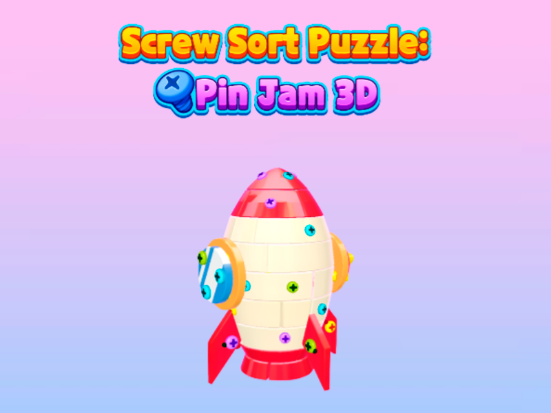 Spel Skruvsorteringspussel: Pin Jam 3D på nätet