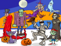 Spel Hitta 5 Skillnader Halloween på nätet