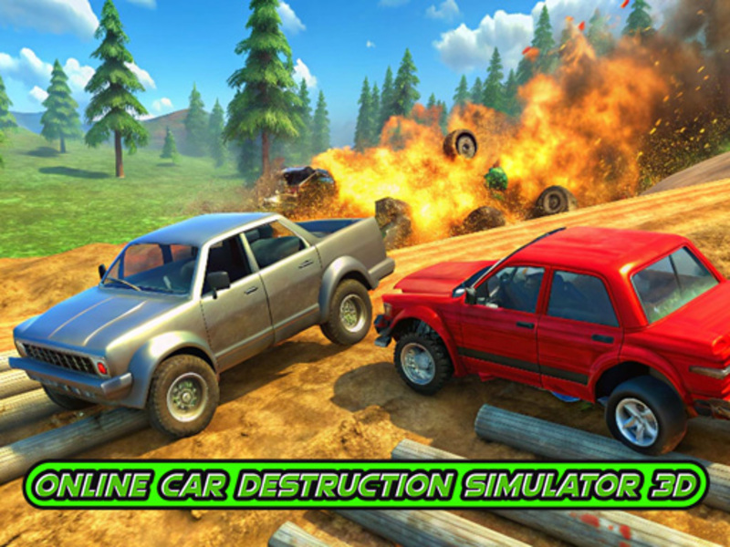 Spel Online bilförstörelse simulator 3D på nätet