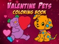 Spel Färgbok med Valentinfirande Husdjur på nätet