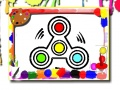 Spel Fidget Spinner Målarbok på nätet