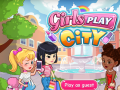 Spel Tjejer Spelar Stad på nätet