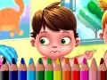 Spel Tillbaka till Skolan: Babymålarbok på nätet