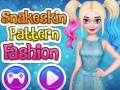 Spel Mode i ormskinnsmönster på nätet