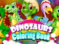 Spel Dinosaurier Färgbok på nätet
