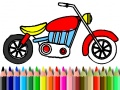 Spel Tillbaka till Skolan: Motorcykel Färgning på nätet